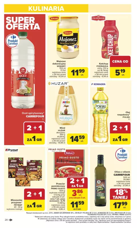 Carrefour - gazetka promocyjna Gazetka Carrefour od poniedziałku od poniedziałku 07.07 do soboty 12.07 - strona 30