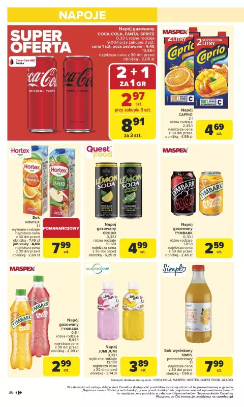 Carrefour - gazetka promocyjna Gazetka Carrefour od poniedziałku od poniedziałku 07.07 do soboty 12.07 - strona 38