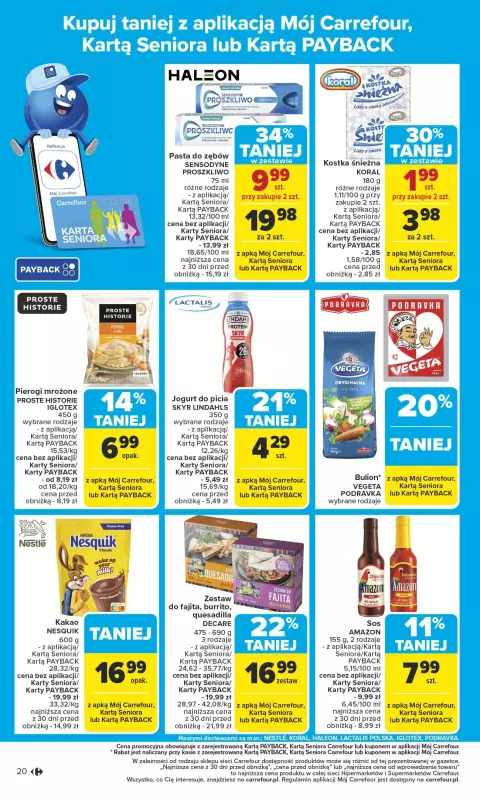 Carrefour - gazetka promocyjna Gazetka Carrefour od poniedziałku od poniedziałku 07.07 do soboty 12.07 - strona 22