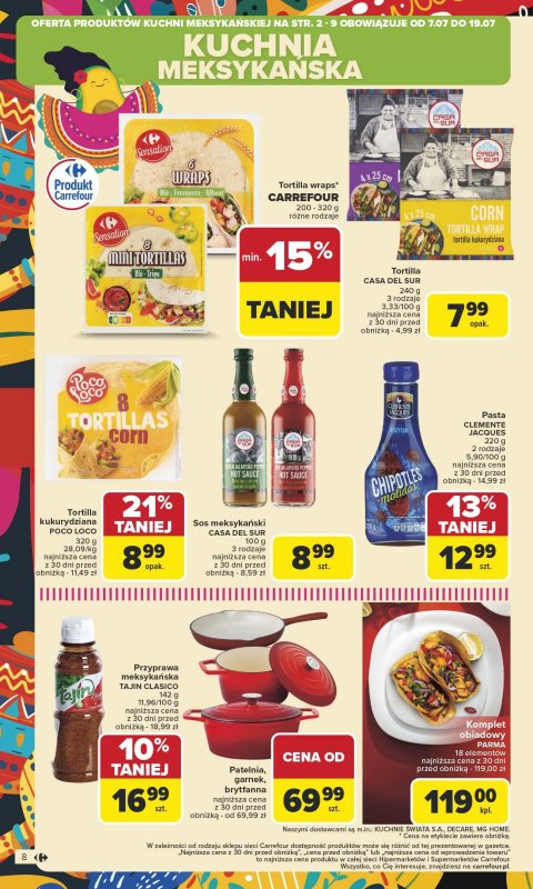 Carrefour - gazetka promocyjna Gazetka Carrefour od poniedziałku od poniedziałku 07.07 do soboty 12.07 - strona 10