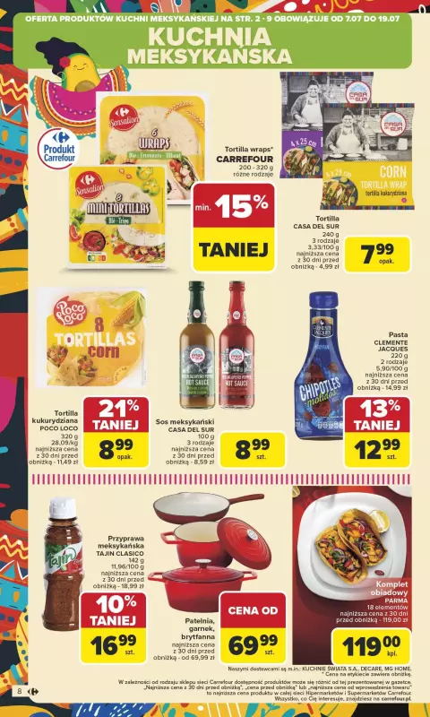 Carrefour - gazetka promocyjna Gazetka Carrefour od poniedziałku od poniedziałku 07.07 do soboty 12.07 - strona 10