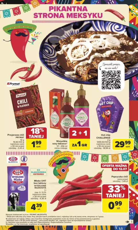 Carrefour - gazetka promocyjna Gazetka Carrefour od poniedziałku od poniedziałku 07.07 do soboty 12.07 - strona 7