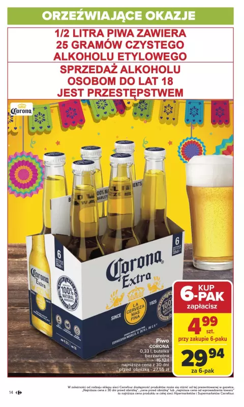 Carrefour - gazetka promocyjna Gazetka Kuchnia meksykańska  do soboty 19.07 - strona 14