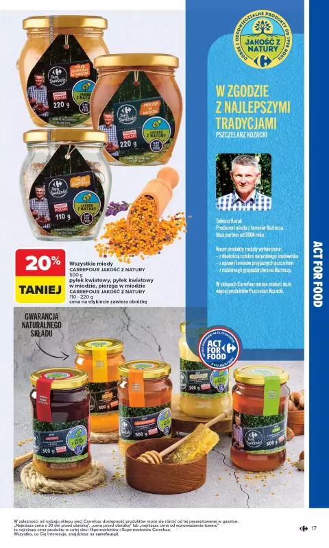 Carrefour - gazetka promocyjna Gazetka Kupujemy lokalnie  do soboty 19.07 - strona 17