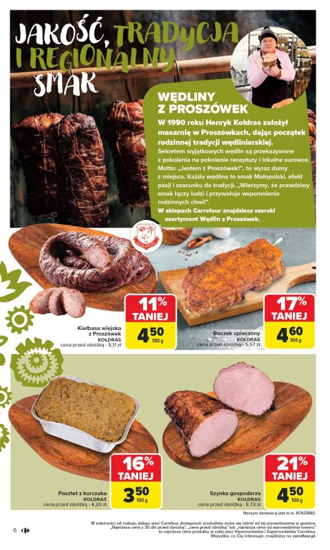 Carrefour - gazetka promocyjna Gazetka Kupujemy lokalnie od poniedziałku 07.07 do soboty 19.07 - strona 6