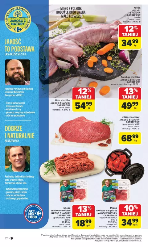 Carrefour - gazetka promocyjna Gazetka Kupujemy lokalnie od poniedziałku 07.07 do soboty 19.07 - strona 20
