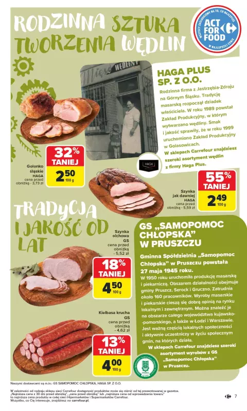 Carrefour - gazetka promocyjna Gazetka Kupujemy lokalnie  do soboty 19.07 - strona 7
