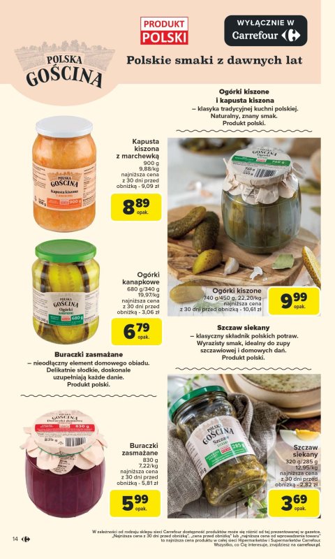 Carrefour - gazetka promocyjna Gazetka Kupujemy lokalnie od poniedziałku 07.07 do soboty 19.07 - strona 14