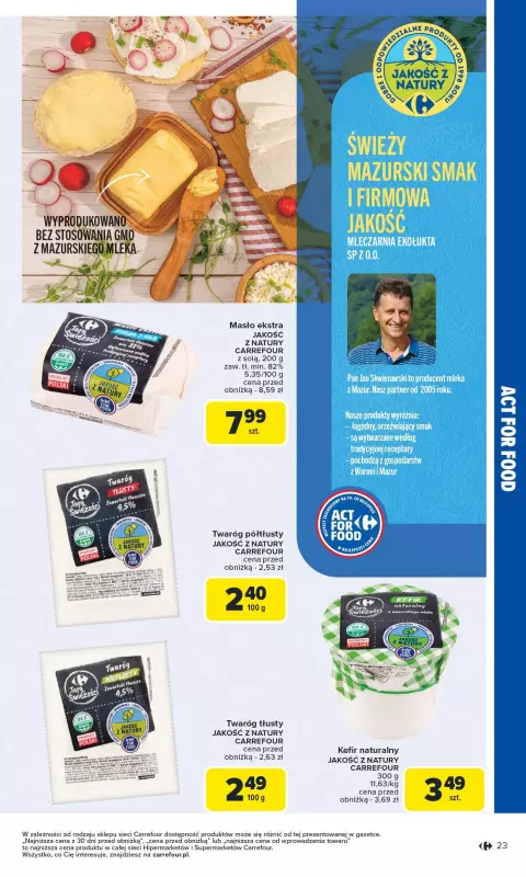 Carrefour - gazetka promocyjna Gazetka Kupujemy lokalnie od poniedziałku 07.07 do soboty 19.07 - strona 23