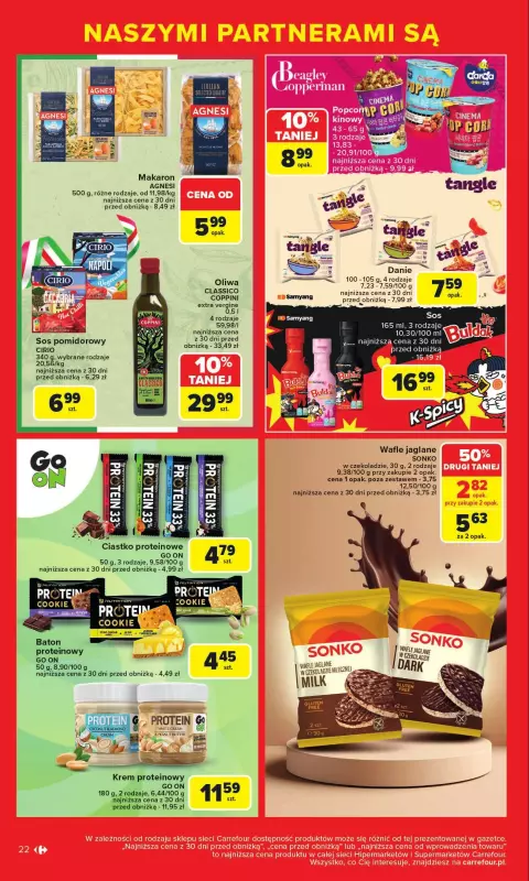 Carrefour - gazetka promocyjna Gazetka Markowe okazje od poniedziałku 07.07 do soboty 19.07 - strona 22
