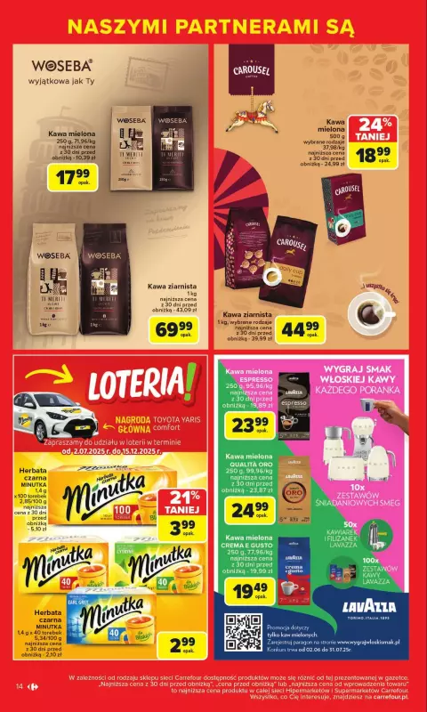 Carrefour - gazetka promocyjna Gazetka Markowe okazje od poniedziałku 07.07 do soboty 19.07 - strona 14