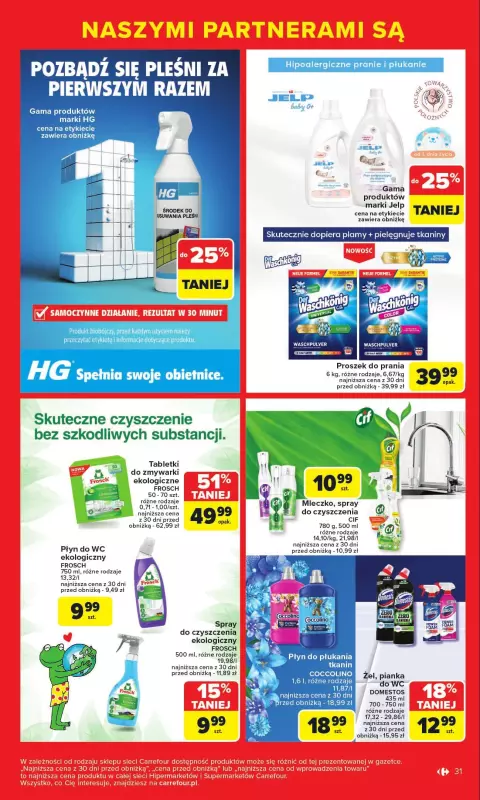 Carrefour - gazetka promocyjna Gazetka Markowe okazje od poniedziałku 07.07 do soboty 19.07 - strona 31