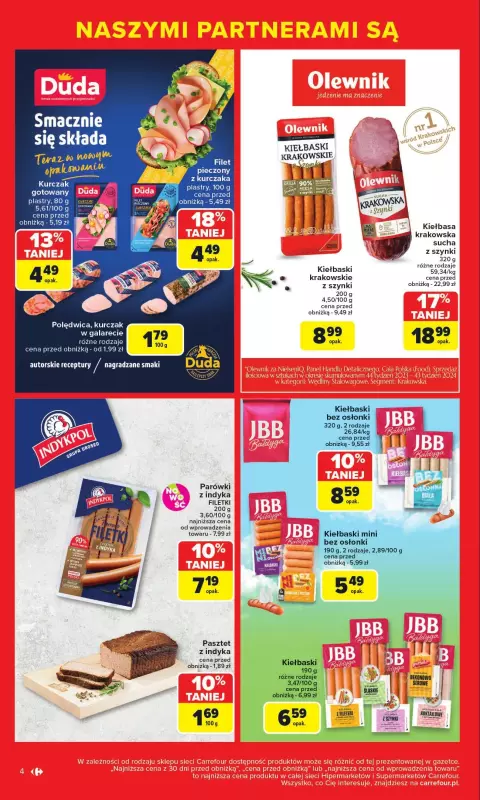 Carrefour - gazetka promocyjna Gazetka Markowe okazje od poniedziałku 07.07 do soboty 19.07 - strona 4