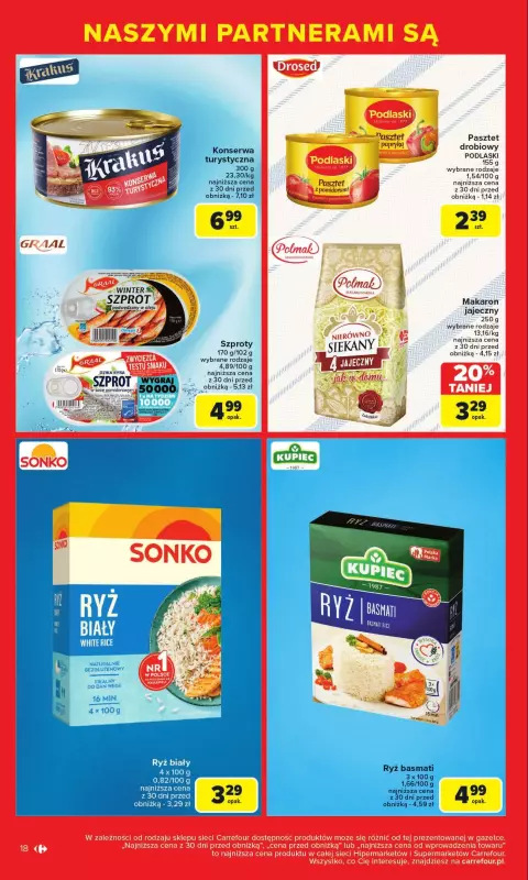 Carrefour - gazetka promocyjna Gazetka Markowe okazje od poniedziałku 07.07 do soboty 19.07 - strona 18