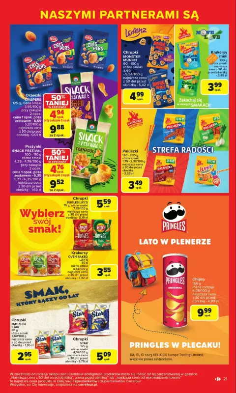 Carrefour - gazetka promocyjna Gazetka Markowe okazje od poniedziałku 07.07 do soboty 19.07 - strona 21