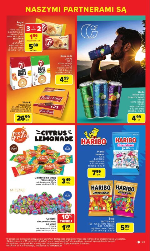 Carrefour - gazetka promocyjna Gazetka Markowe okazje  do soboty 19.07 - strona 23