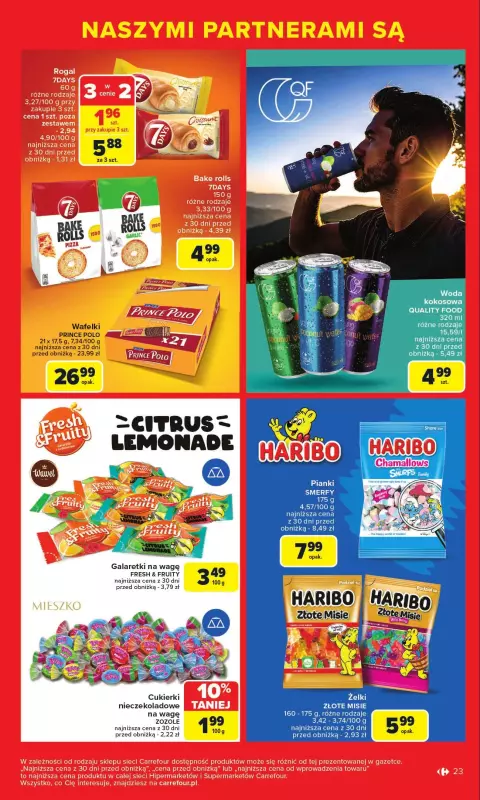 Carrefour - gazetka promocyjna Gazetka Markowe okazje od poniedziałku 07.07 do soboty 19.07 - strona 23