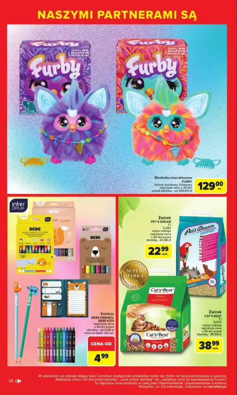 Carrefour - gazetka promocyjna Gazetka Markowe okazje od poniedziałku 07.07 do soboty 19.07 - strona 38