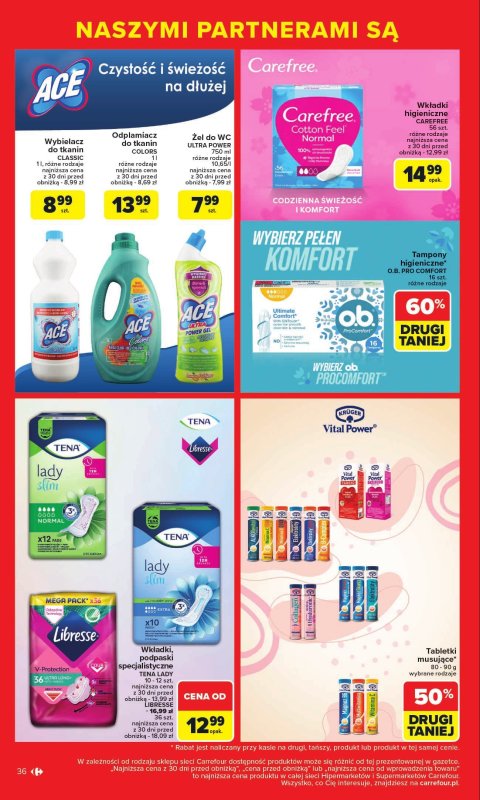 Carrefour - gazetka promocyjna Gazetka Markowe okazje  do soboty 19.07 - strona 36