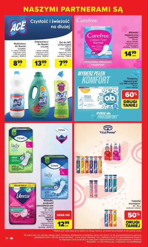 Carrefour - gazetka promocyjna Gazetka Markowe okazje od poniedziałku 07.07 do soboty 19.07 - strona 36