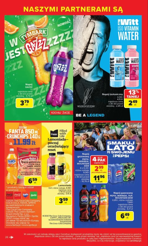 Carrefour - gazetka promocyjna Gazetka Markowe okazje od poniedziałku 07.07 do soboty 19.07 - strona 26