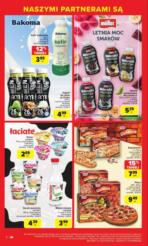 Carrefour - gazetka promocyjna Gazetka Markowe okazje od poniedziałku 07.07 do soboty 19.07 - strona 8