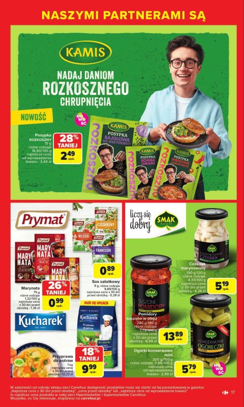 Carrefour - gazetka promocyjna Gazetka Markowe okazje od poniedziałku 07.07 do soboty 19.07 - strona 17