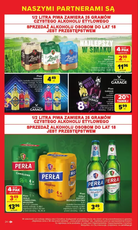 Carrefour - gazetka promocyjna Gazetka Markowe okazje od poniedziałku 07.07 do soboty 19.07 - strona 24