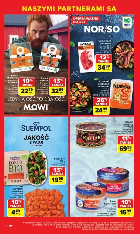 Carrefour - gazetka promocyjna Gazetka Markowe okazje od poniedziałku 07.07 do soboty 19.07 - strona 2
