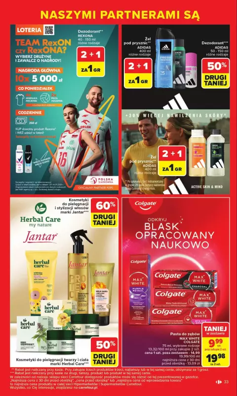 Carrefour - gazetka promocyjna Gazetka Markowe okazje od poniedziałku 07.07 do soboty 19.07 - strona 33