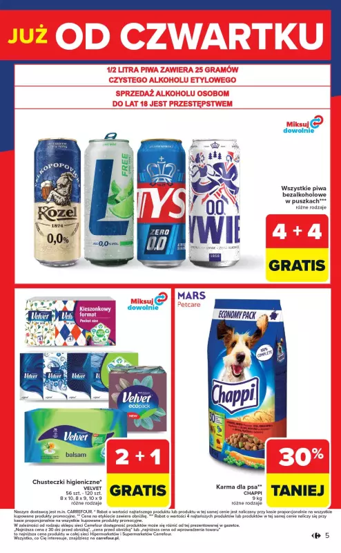 Carrefour - gazetka promocyjna Weekend promek już od czwartku od wtorku 08.07 do soboty 12.07 - strona 5