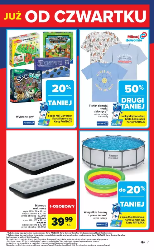 Carrefour - gazetka promocyjna Weekend promek już od czwartku od wtorku 08.07 do soboty 12.07 - strona 7