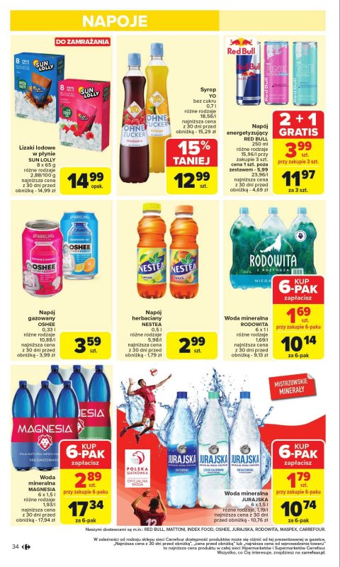 Carrefour - gazetka promocyjna Gazetka Carrefour od poniedziałku od poniedziałku 14.07 do soboty 19.07 - strona 36