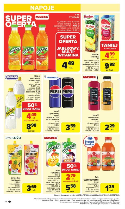 Carrefour - gazetka promocyjna Gazetka Carrefour od poniedziałku od poniedziałku 14.07 do soboty 19.07 - strona 34