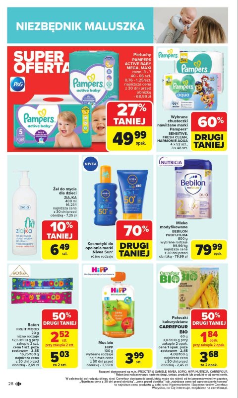 Carrefour - gazetka promocyjna Gazetka Carrefour od poniedziałku od poniedziałku 14.07 do soboty 19.07 - strona 30
