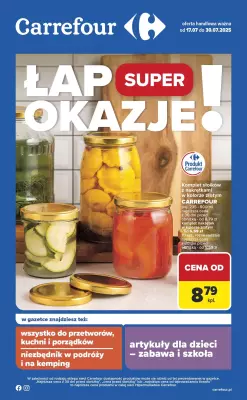 Carrefour - gazetka promocyjna Gazetka Łap okazje od czwartku od czwartku 17.07 do środy 30.07