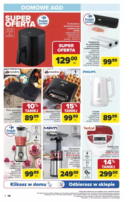 Carrefour - gazetka promocyjna Gazetka Łap okazje od czwartku od czwartku 17.07 do środy 30.07 - strona 6