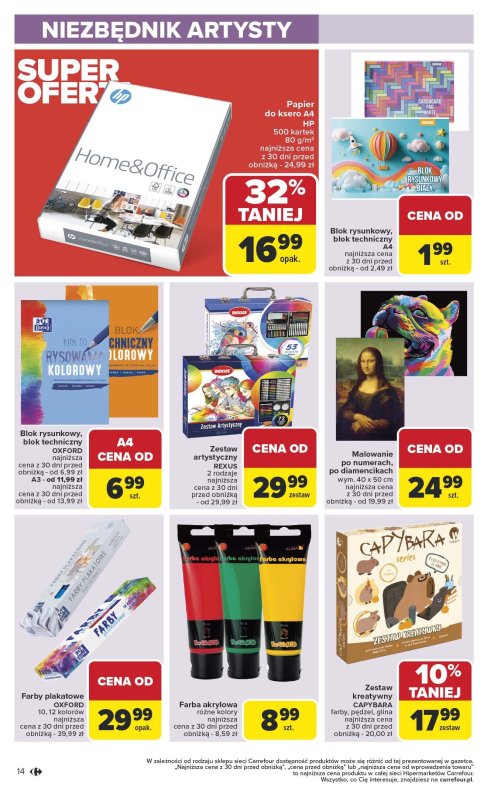 Carrefour - gazetka promocyjna Gazetka Łap okazje od czwartku od czwartku 17.07 do środy 30.07 - strona 14