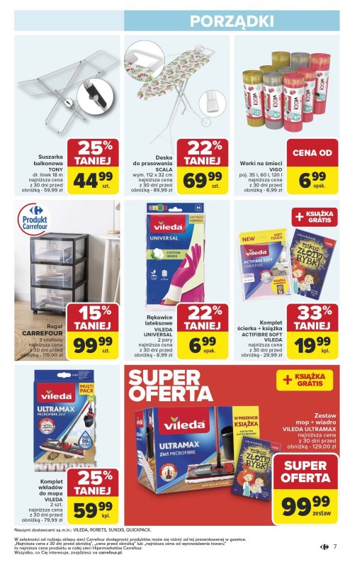Carrefour - gazetka promocyjna Gazetka Łap okazje od czwartku  do środy 30.07 - strona 7