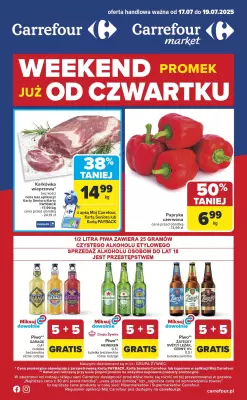 Carrefour - gazetka promocyjna Gazetka Weekend promek już od czwartku od czwartku 17.07 do soboty 19.07