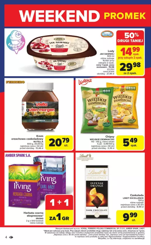 Carrefour - gazetka promocyjna Gazetka Weekend promek już od czwartku od czwartku 17.07 do soboty 19.07 - strona 4