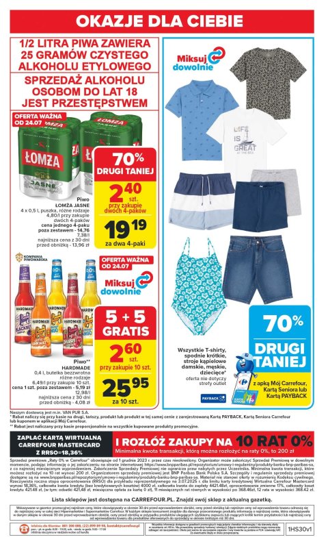 Carrefour - gazetka promocyjna Gazetka Carrefour od poniedziałku  do soboty 26.07 - strona 45