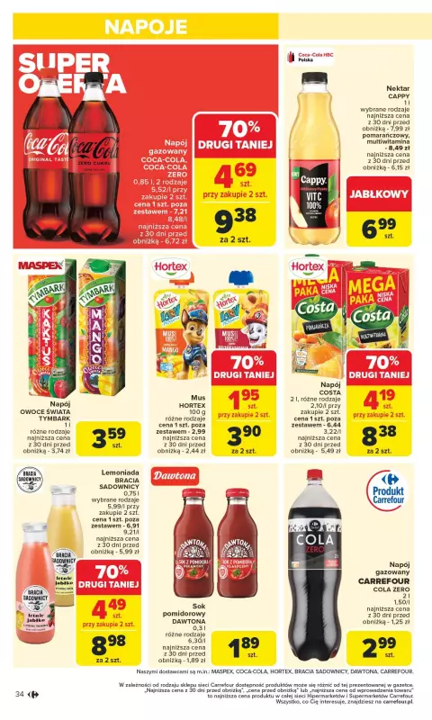Carrefour - gazetka promocyjna Gazetka Carrefour od poniedziałku  do soboty 26.07 - strona 38