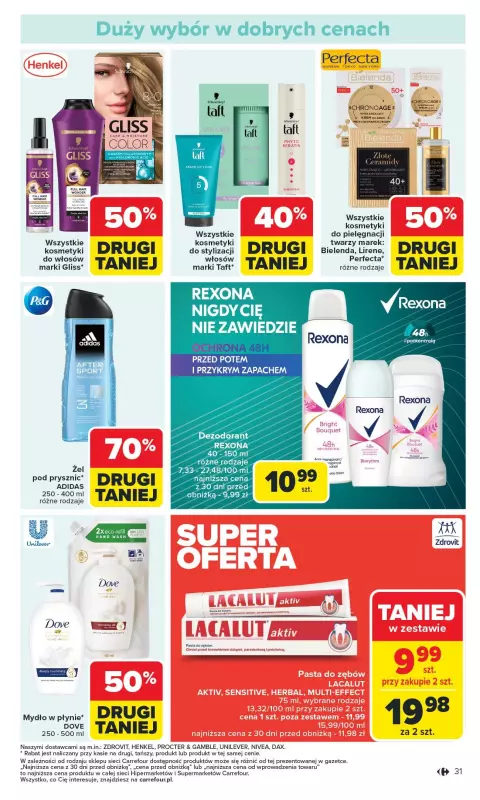 Carrefour - gazetka promocyjna Gazetka Carrefour od poniedziałku  do soboty 26.07 - strona 35
