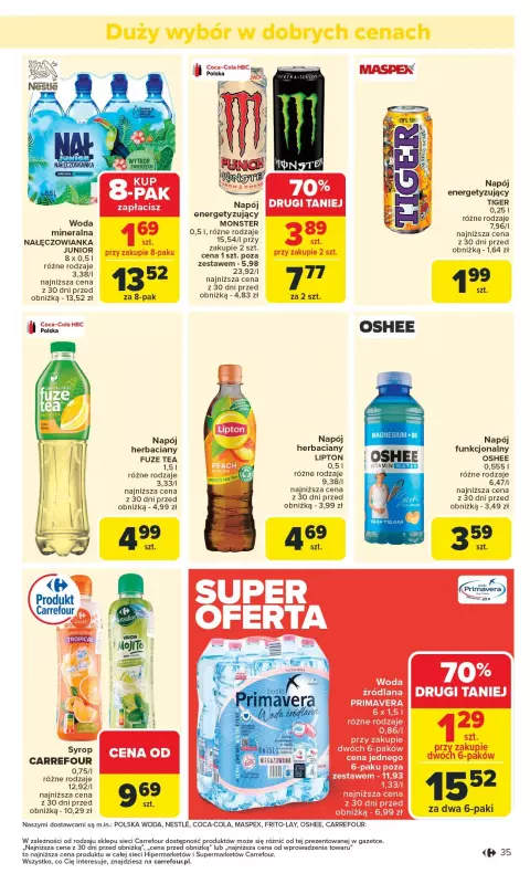 Carrefour - gazetka promocyjna Gazetka Carrefour od poniedziałku  do soboty 26.07 - strona 39