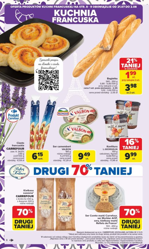 Carrefour - gazetka promocyjna Gazetka Carrefour od poniedziałku  do soboty 26.07 - strona 10