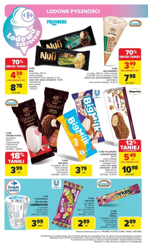 Carrefour - gazetka promocyjna Gazetka Carrefour od poniedziałku  do soboty 26.07 - strona 28