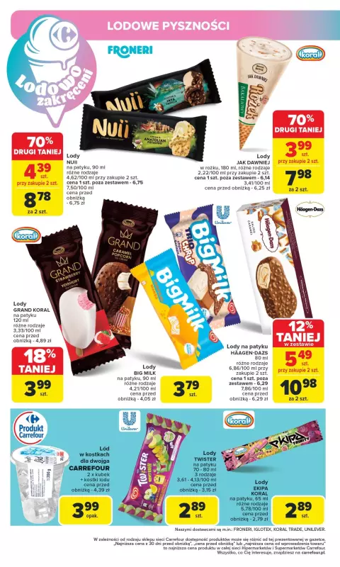 Carrefour - gazetka promocyjna Gazetka Carrefour od poniedziałku  do soboty 26.07 - strona 28