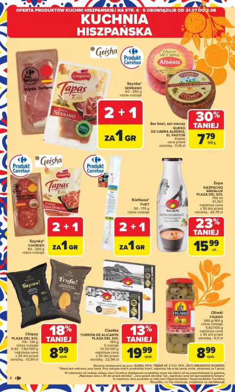 Carrefour - gazetka promocyjna Gazetka Carrefour od poniedziałku od poniedziałku 21.07 do soboty 26.07 - strona 6