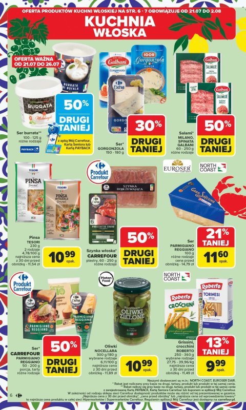Carrefour - gazetka promocyjna Gazetka Carrefour od poniedziałku  do soboty 26.07 - strona 8